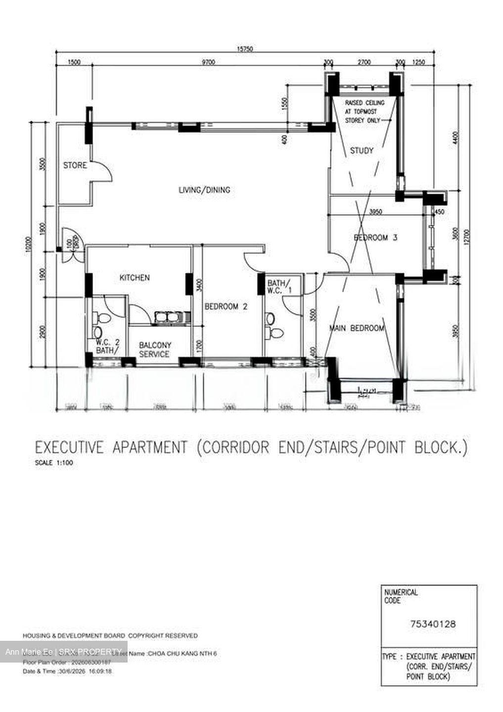Blk 555 Choa Chu Kang North 6 (Choa Chu Kang), HDB Executive #576874331